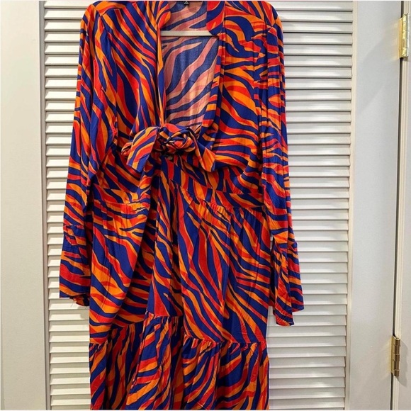 Vibrant Multicolor Women's Dress - Picture 3 of 3